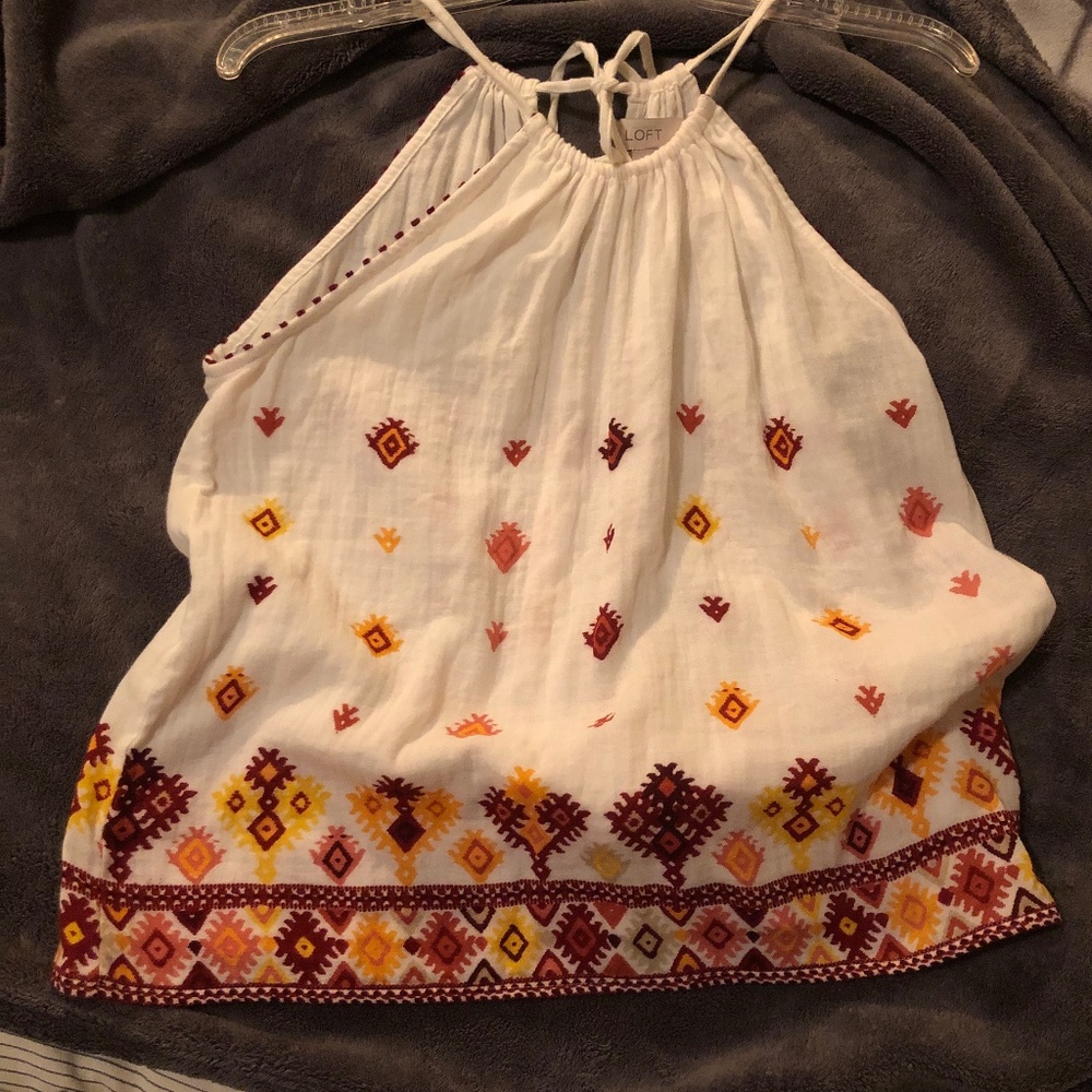 LOFT linen tank